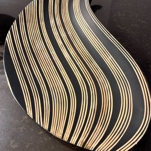 Beautiful Tribal Fruit tray - Exotic wood effect
